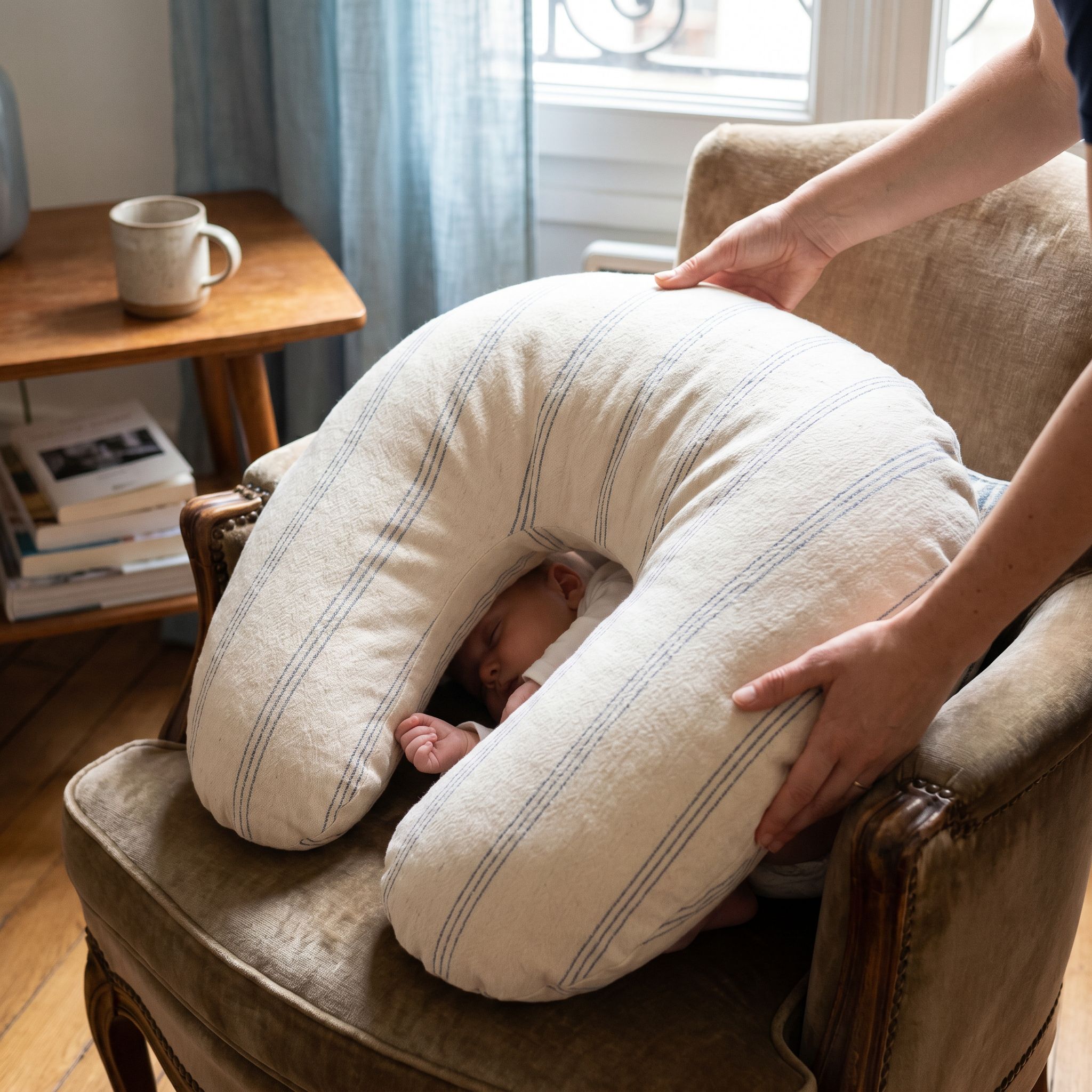 Coussins grossesse-allaitement 2-en-1
